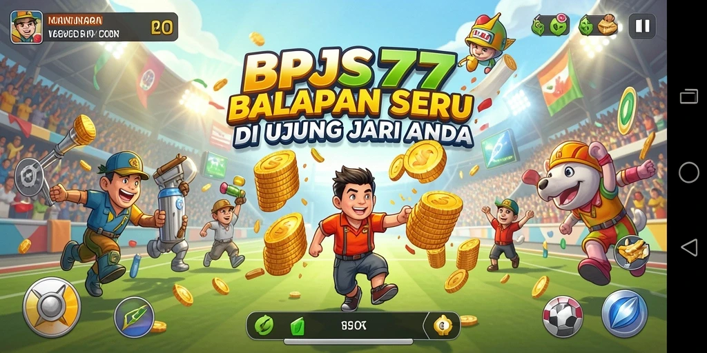 Screenshot gameplay BPJS777 menampilkan balapan yang mendebarkan dengan kendaraan berkecepatan tinggi.