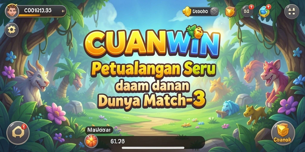Tampilan seru gameplay <strong>CUANWIN</strong> dalam mengatasi tantangan Match-3.