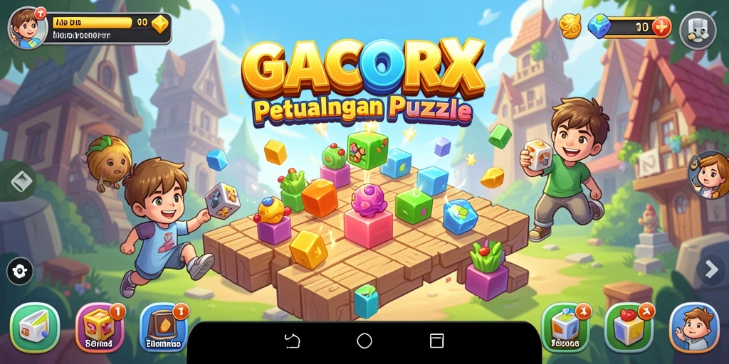 Gameplay menarik GACORX dalam genre Puzzle.