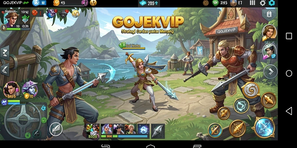 Tangkapan layar dari gameplay strategis GOJEKVIP yang menarik.