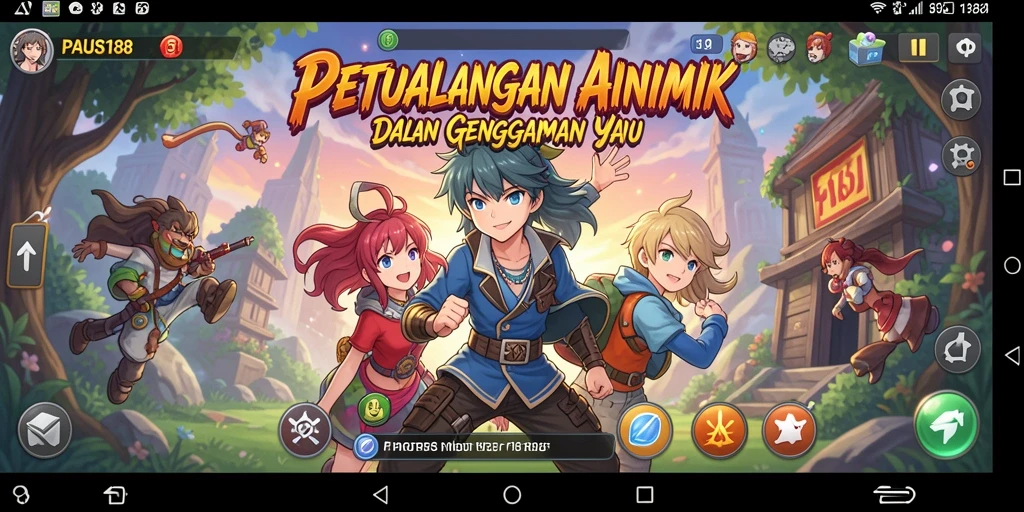 Tampilan menarik dari gameplay PAUS188 menciptakan suasana Anime yang mengasyikkan.