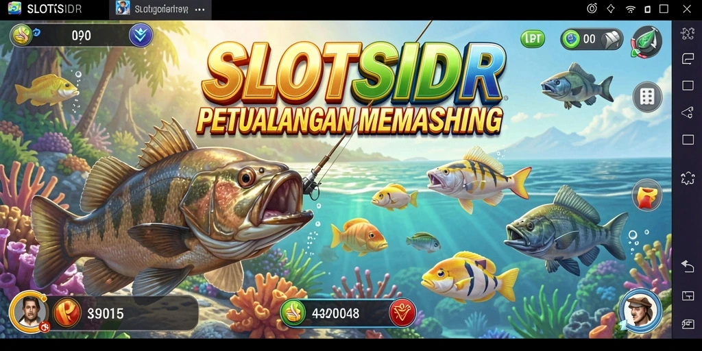 Gameplay SLOTSIDR menampilkan aksi memancing yang mendebarkan dan menarik.