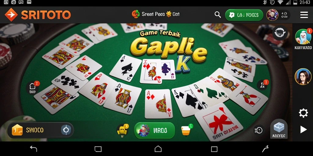 Tampilan menarik saat bermain Gaple di SRITOTO.