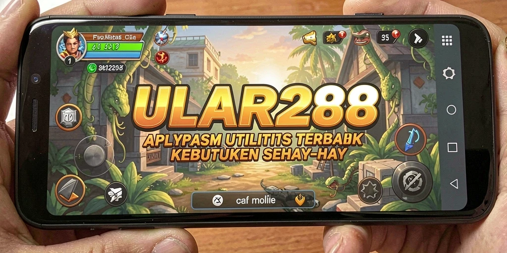 Tangkapan layar ULAR288 yang memperlihatkan antarmuka aplikasi utilitas yang inovatif.