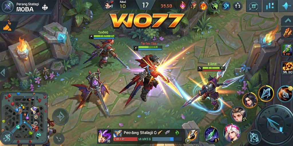 Tampilan seru pertarungan di arena VIO77.