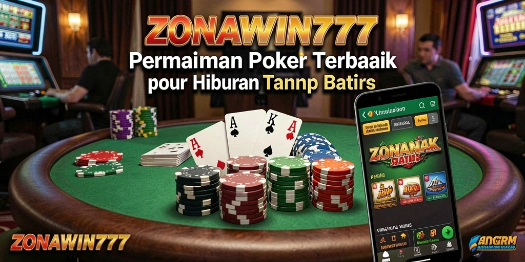 Gameplay ZONAWIN777 yang menampilkan aksi poker seru.